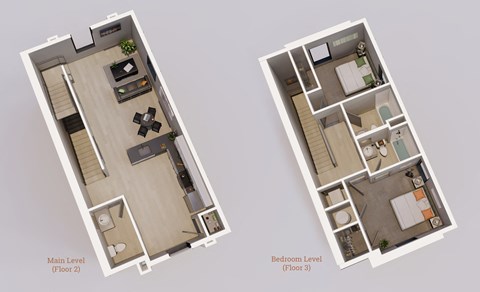 Townhome floor plan